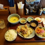 札幌餃子きたろう - きたろう贅沢定食(ご飯大盛無料)…有難い❗