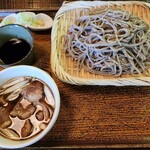 Kominka Sakaba Kinnekotei - 鴨汁そば　1,050円、中盛240g　+200円