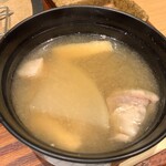 とんかつ けい太 - トン汁