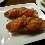 ノリノ穴 - トマトガーリックのピンチョス♪