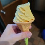 カフェ＆レストラン アルプスホルン - 飛騨パイン牛乳ソフトクリーム（430円）