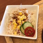 門司港茶寮 - サラダは普通