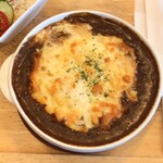 門司港茶寮 - チーズの下に生玉子が隠れてます