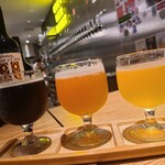 CRAFT BEER MARKET - 御殿場シュバルツ5.0％（静岡）、ザ・ローカルパインツ煎茶　4.5％（東京）、アンワイズ　7.0％（兵庫）