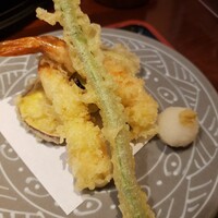 土佐料理 祢保希 赤坂店 - 揚げたての天ぷら