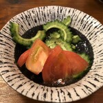 沖縄居酒屋 遊び庭 - ゴーヤとトマト