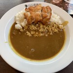 CoCo壱番屋 - ポーク５７０円　パリパリチキン３２６円　ご飯２００ｇ（−５２円）　計８４４円