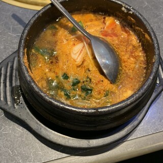 焼肉　黄金の牛 - 料理写真:テグタンスープ