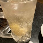 Yakinikuresutorammatsunomi - レモンサワー460円