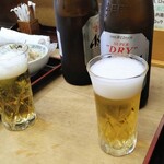 湯島寿司 - 瓶ビール550円（税込）×２　