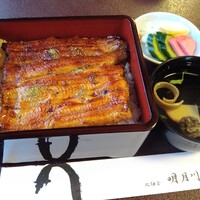 うなぎ 明月川 - うな重 上 肝吸いに変更
