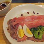 黒毛和牛のローストビーフのカレーライス