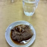 日の出製麺所 - 味付け肉¥150。