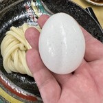 日の出製麺所 - 温泉玉子¥70。
