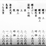 川庄 - メニュー①