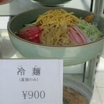 桃華林 - 店頭の冷麺サンプル