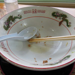 伊達屋 - チャーシュウメン大盛り＋煮たまご＠完食