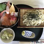 天狗屋 - 海鮮丼蕎麦セット