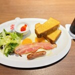 Musashinomori Kohi - 目玉焼コンビモーニング¥528 （単品ドリンク注文時価格）