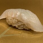 Yokohama Sushi Fukuju - 鮃　握り