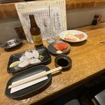 大衆酒場 まる和 - ベーコンエッグ！