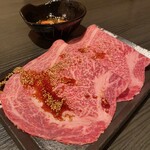 Yakiniku Kouraku - すき焼き風上ロース その1