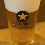 小料理屋 ぐり - 生ビール