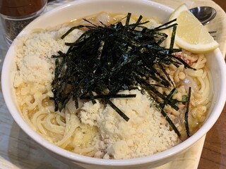 Tanigawa No Pasuta Erube - 「スープ納豆(ハーフ)」¥1000