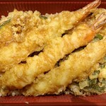 海鮮丼・天ぷら 博多 喜水丸 - 海老天重
