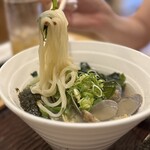 古式手打ちうどん 藏 - ④三番瀬うどん江戸前ハマグリ・あさり1400円