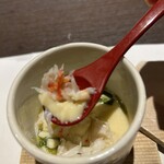 栞庵 やましろ 蟹藤 - かにの茶碗蒸し
