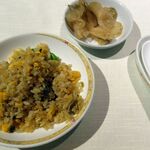 南園 - ｢あさりと高菜漬け入りチャーハン｣　搾菜付き