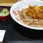 いろり庵きらく - 冷そ「真蛸のかき揚げ」680円