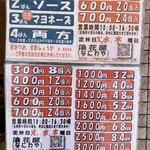 浪花屋 - メニュー　ごちそうさまでした☆