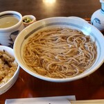 羽根屋 - 釜揚げそば定食