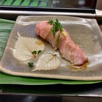 福寿し - トロの炙り