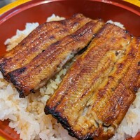 鰻 若松 - Wうな丼3200円