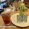 AfternoonTea TEAROOM - オレンジアールグレイのアイスティー&
                ゼスプリ・グリーンキウイとハーブジュレのパフェセット
                　1650円