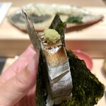 Chiba Takaoka - 太刀魚 棒寿司 手巻き