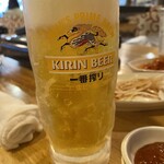 豚かん - 生ビール