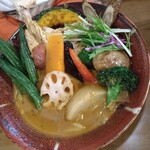 スープカレー奥芝商店 - 流浪の炎鶏！