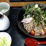 Kamata ya - 冷し山菜そば　950円