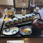 Donya Shichibee - 鯖寿司定食1,980円