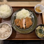 Katsu An - 熟成ロースカツ定食120g麦ご飯