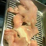 かどやホルモン店 - ハサミミノ1頭分、約1kg。胃のコブ部分で上質なミノですよ、鶏肉ちゃいますよ！