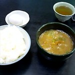 お食事処 むつみ - 豚汁定食（ご飯大）なり。