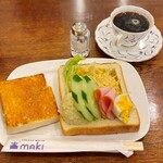 コーヒーハウス マキ - モーニングセット＆ダッチコーヒー