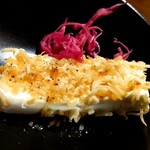 ウエストパパ - ＤＡＹ－１：クリームチーズバー・ココナツまぶし蜂蜜がけ、紫キャベツのラペ添