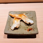 匠 進吾 - 追加）ミル貝の炙り、七味