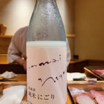 匠 進吾 - 奥能登の白菊 夏越酒 純米にごり、酒米は山田錦、55%精米、石川県